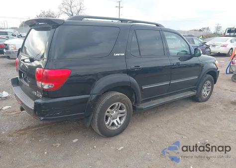 2007 Toyota Sequoia Limited V8 из США, поврежденный, VIN 5TDBT48A67S290028